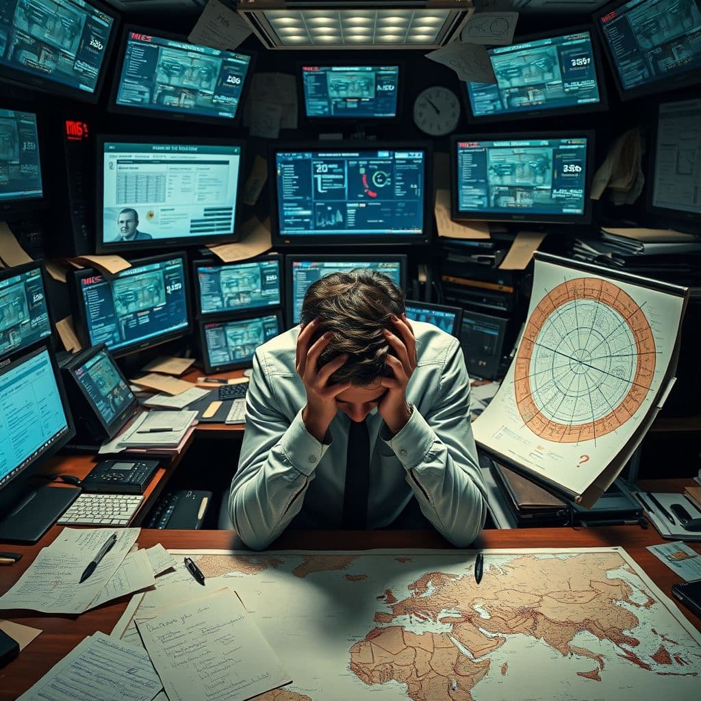 A visual metaphor for the overwhelming amount of disconnected information and tools a new dropshipper faces.