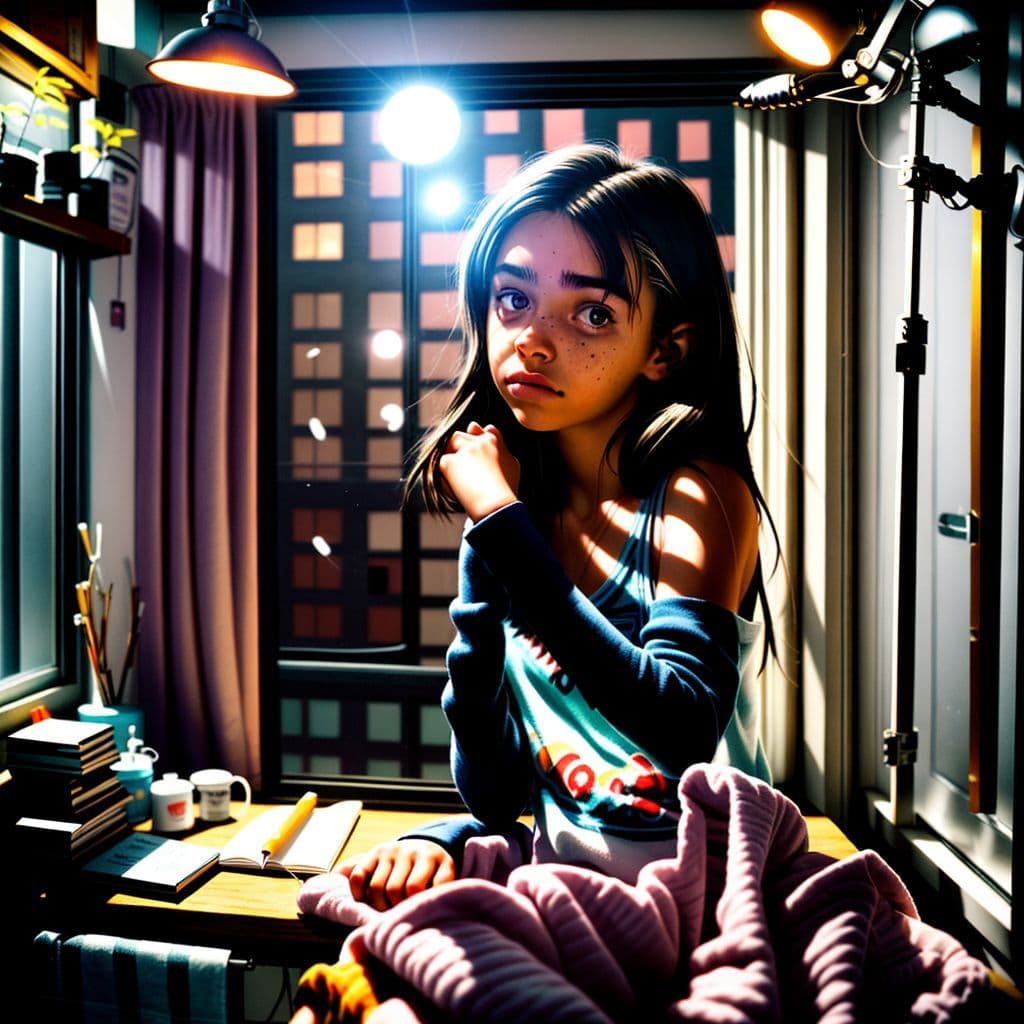 Stressed young woman reviewing medical bills on her computer.