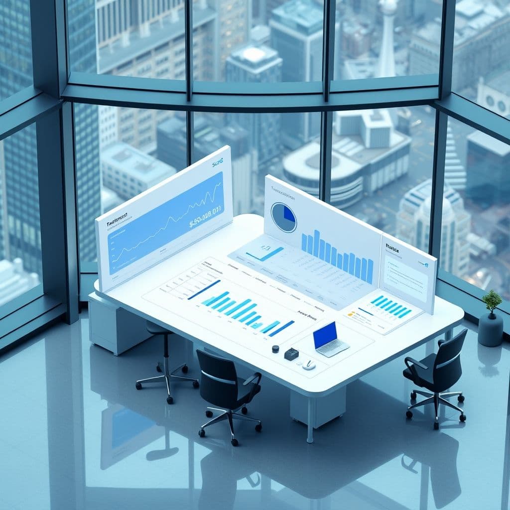 Conceptual SaaS dashboard for transaction monitoring