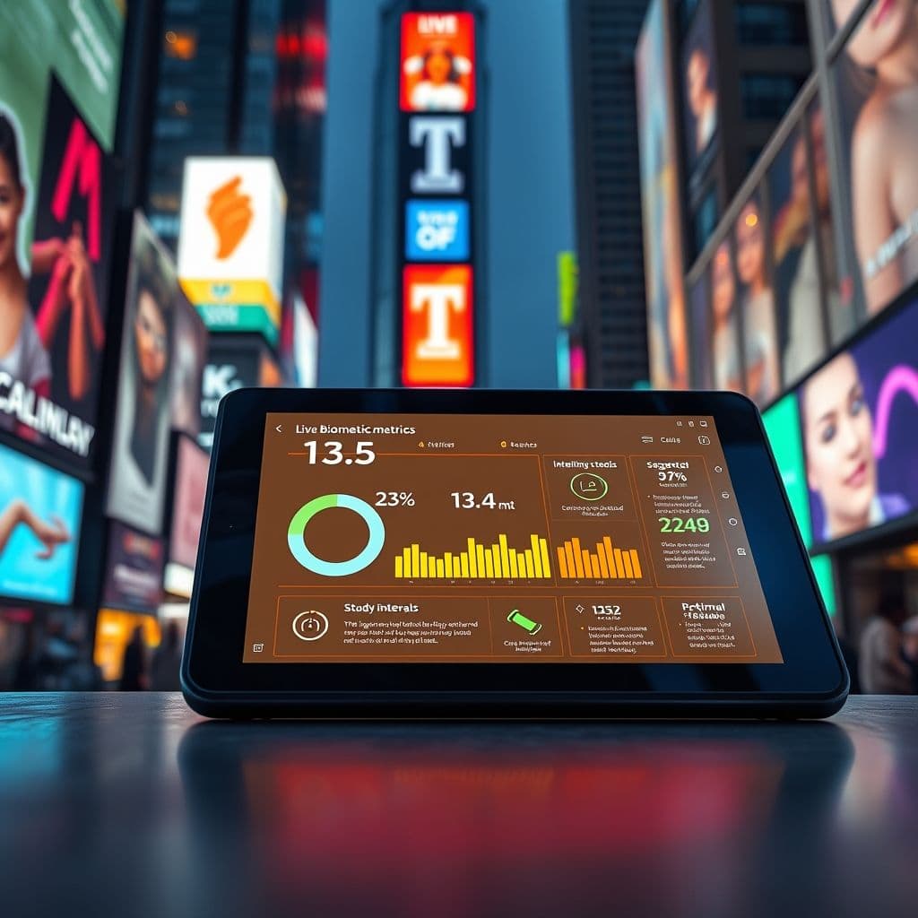 Conceptual interface of the adaptive learning dashboard