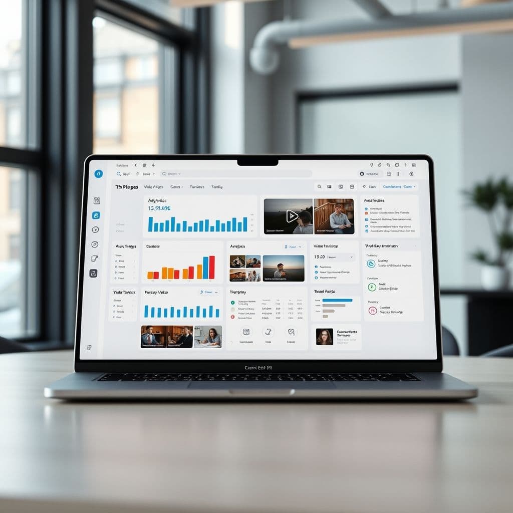 A sleek SaaS dashboard for e-commerce automation.