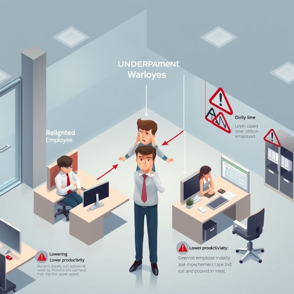 Visualization of employee turnover costs and compensation gaps
