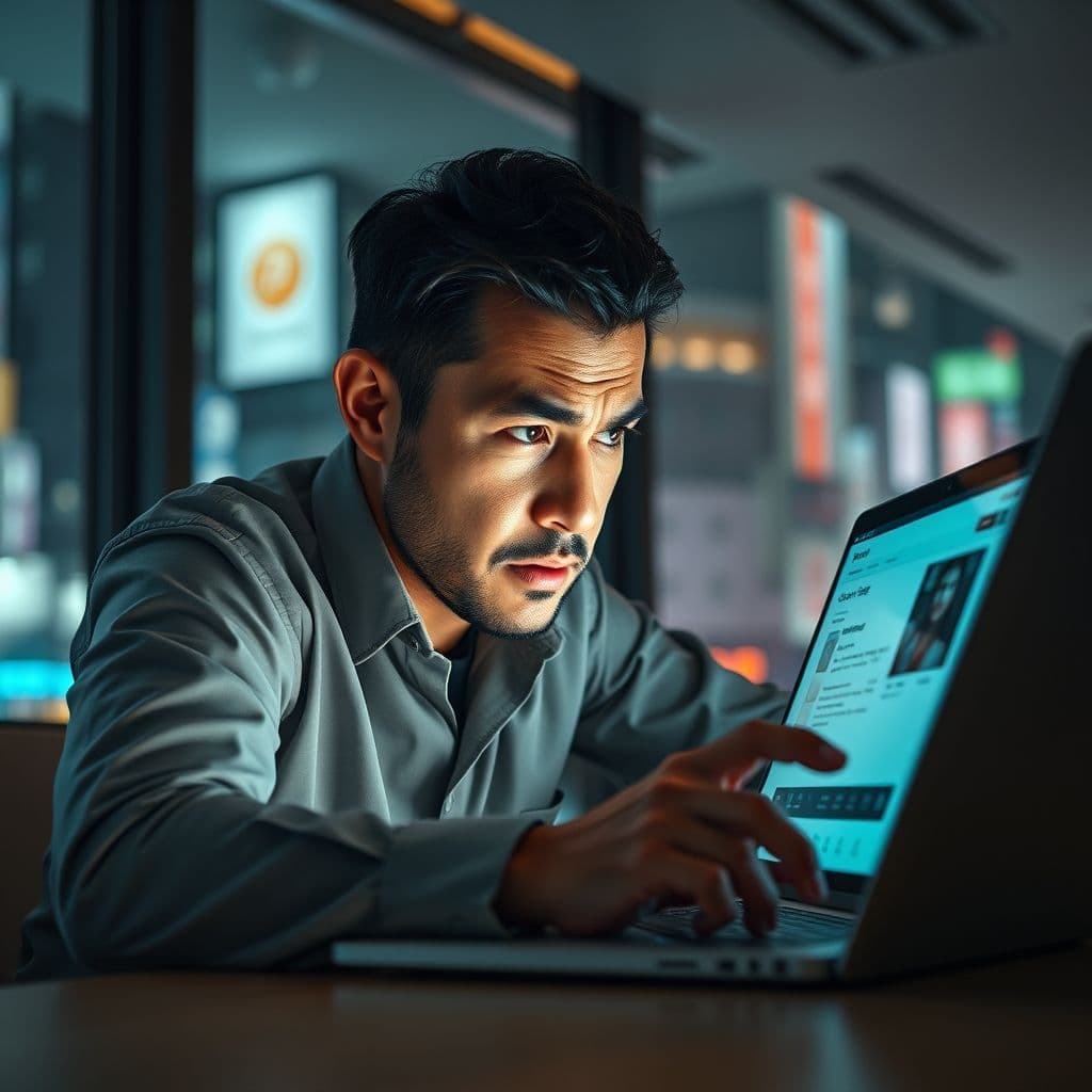 Frustrated user interacting with ChatGPT GPT-5 interface.