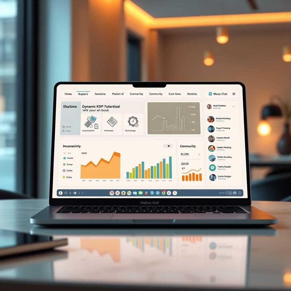 A sleek SaaS dashboard for KDP users.