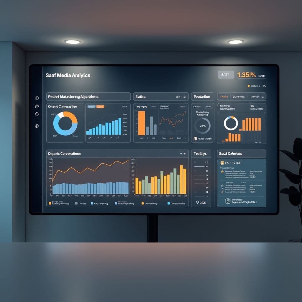 Conceptual interface of social media lead generation platform