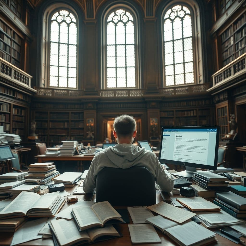 A person overwhelmed by multiple browser tabs while researching how to start a medical courier business.