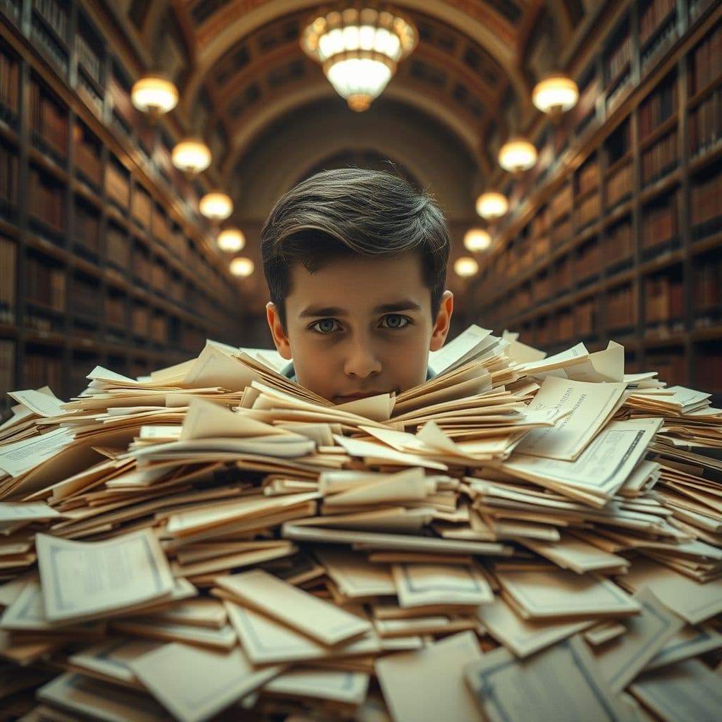 A visual representation of the overwhelming burden of student debt.