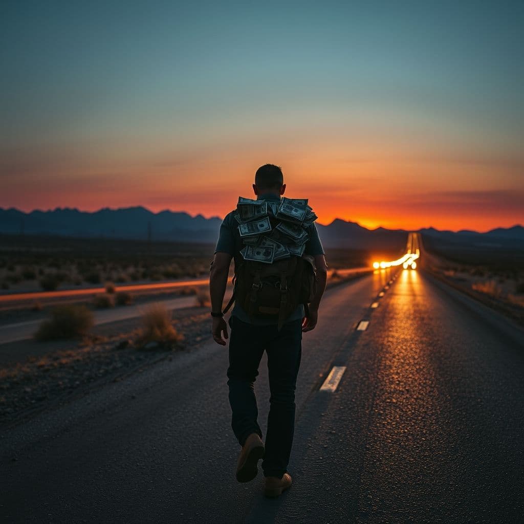 A visual representation of the emotional weight of debt.