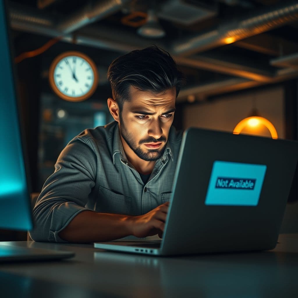 Frustrated digital marketer facing global restrictions on their side hustle.