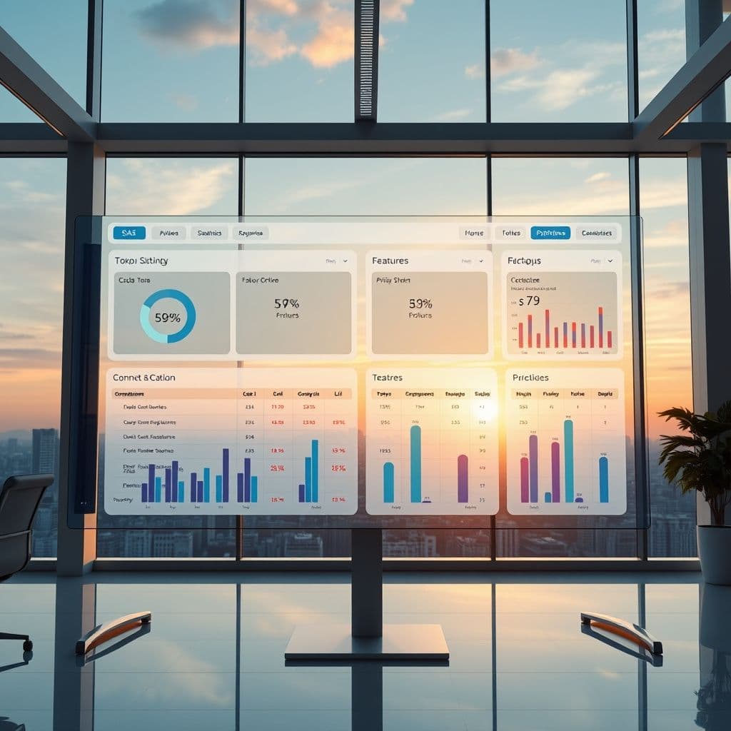 Conceptual dashboard of AI tool aggregator.