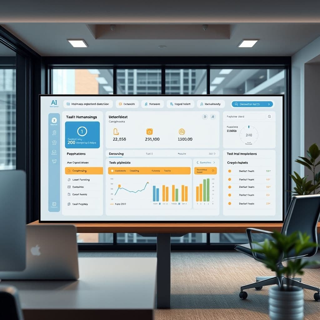 Conceptual interface of an AI humanizer SaaS tool.