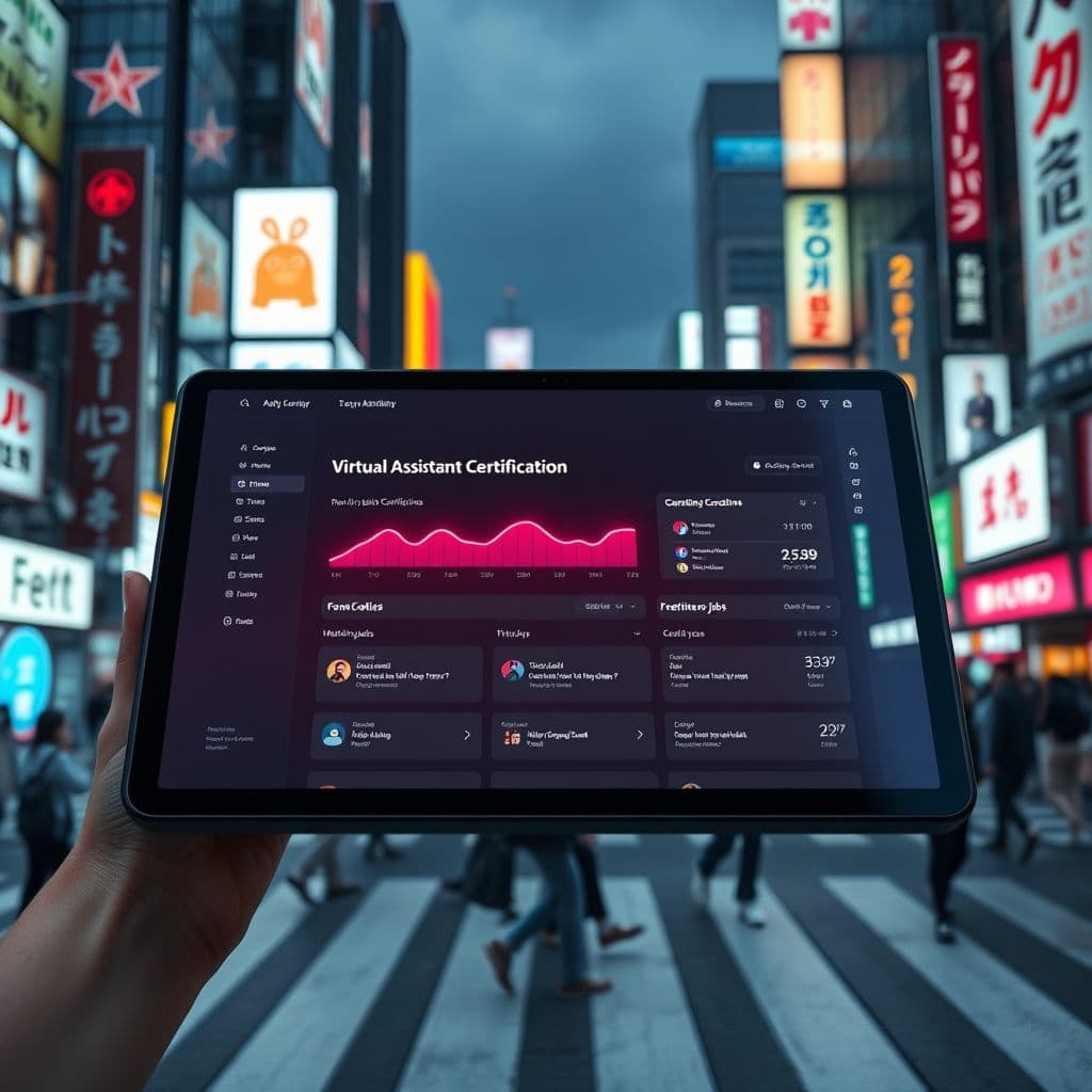 A mock-up of a SaaS dashboard showing skill progression and job matches.
