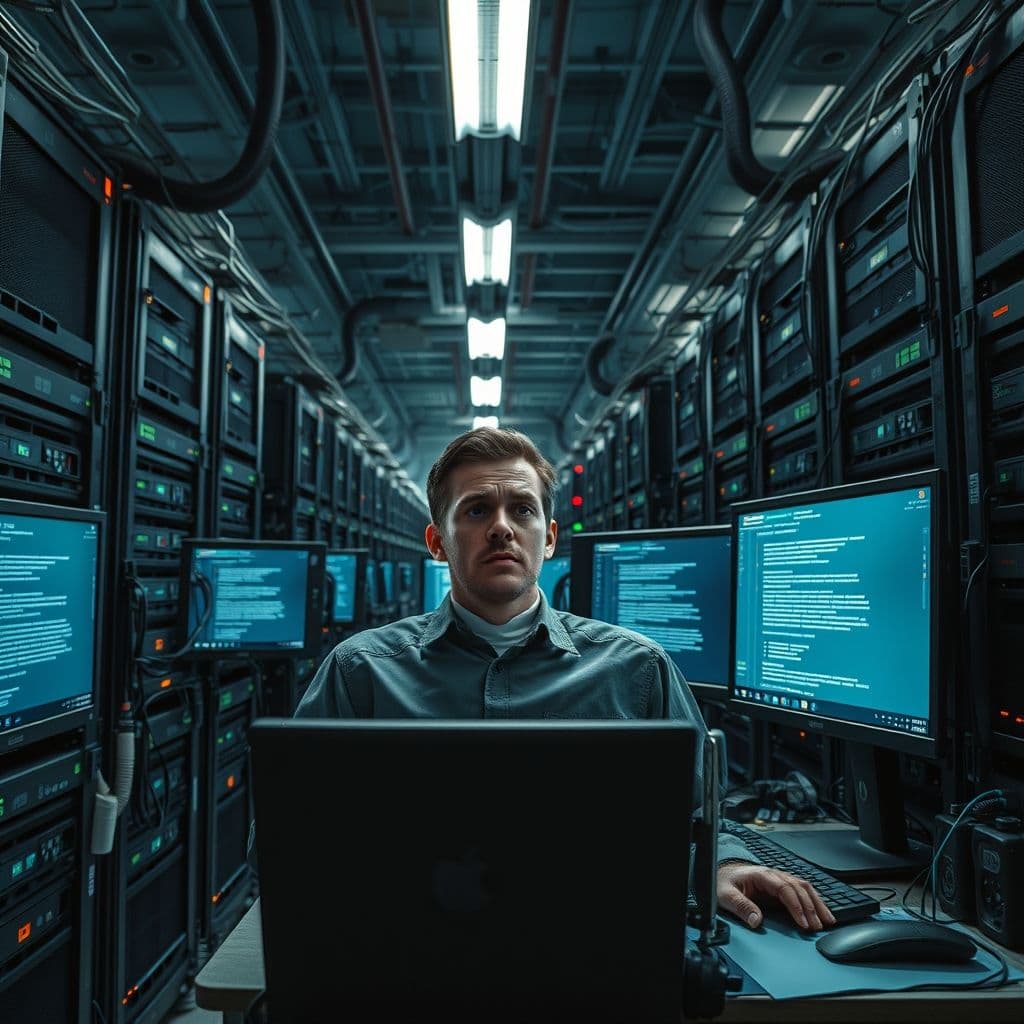 User struggling with a cluttered automation tool interface.