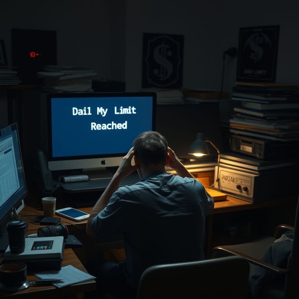User struggling with limited AI image generation options.
