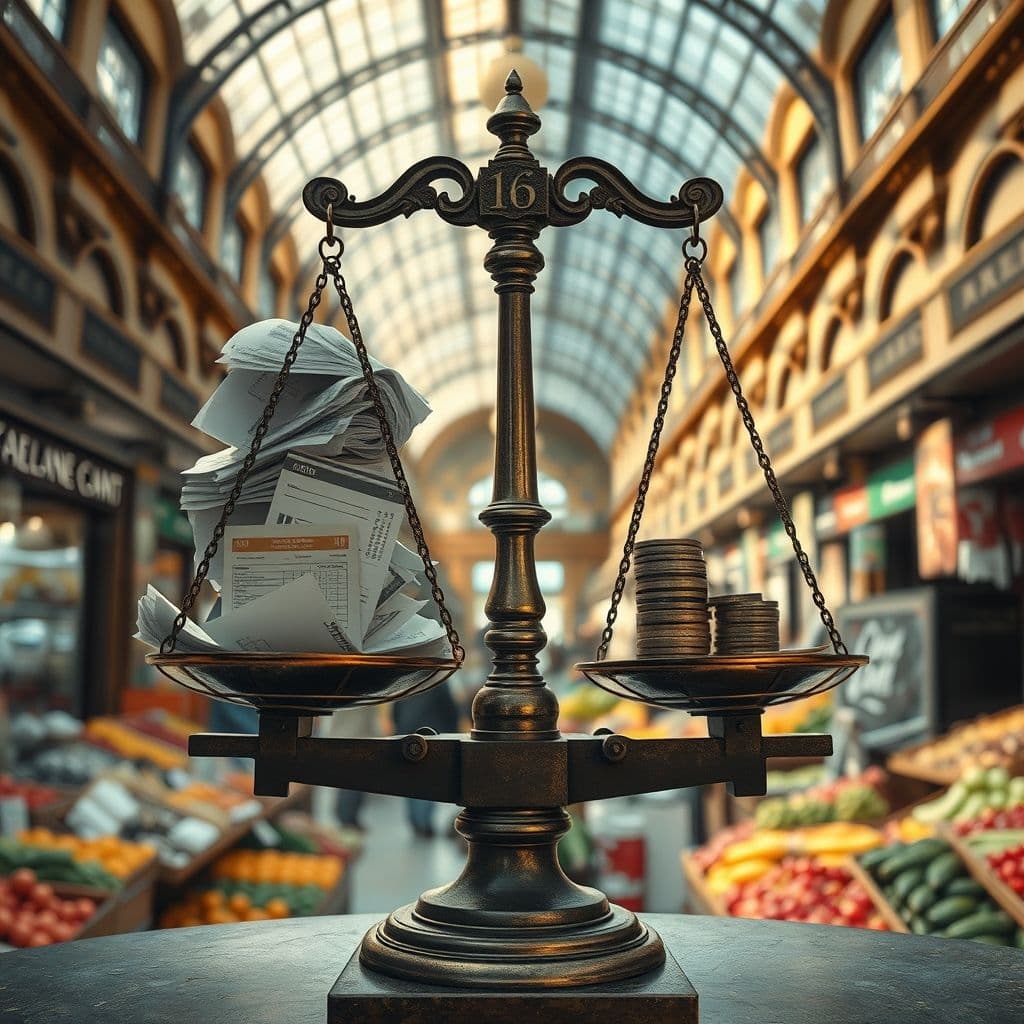 A visual representation of the income vs. expenses imbalance for low-income earners.