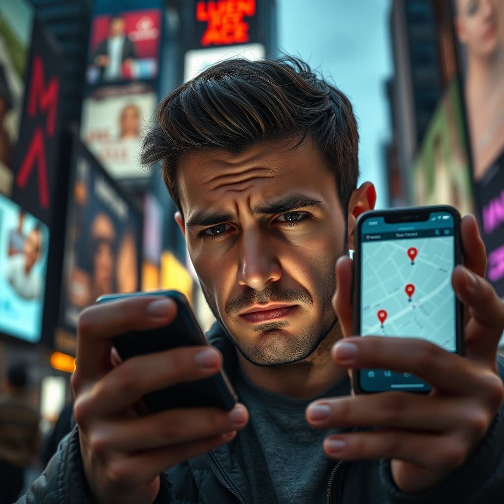 Frustrated user trying to set up phone automation with location triggers