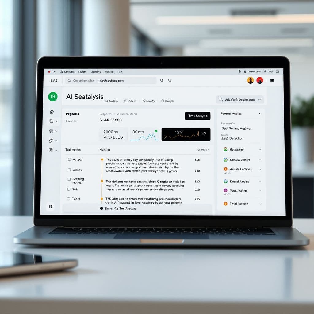 Conceptual interface of a writing style analyzer tool.