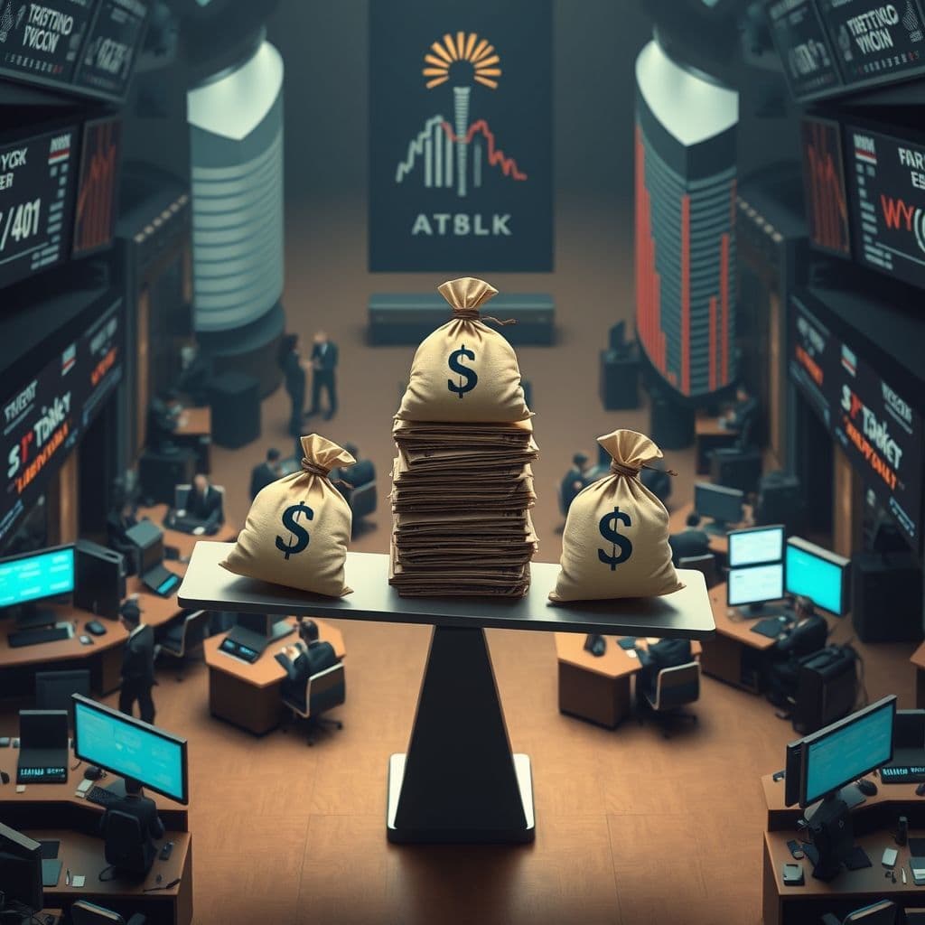 Visual representation of the debt vs investment dilemma.