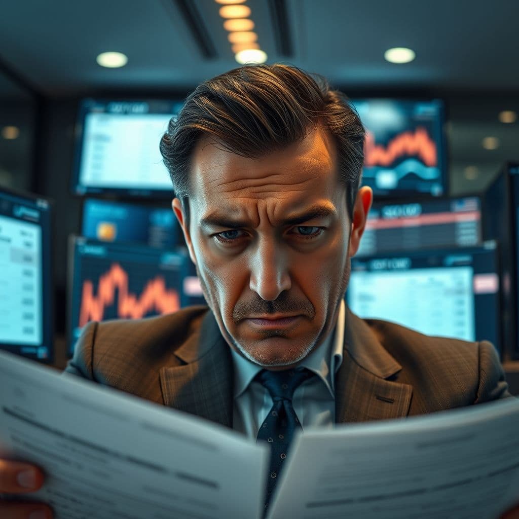 A frustrated individual trying to manage multiple financial accounts.