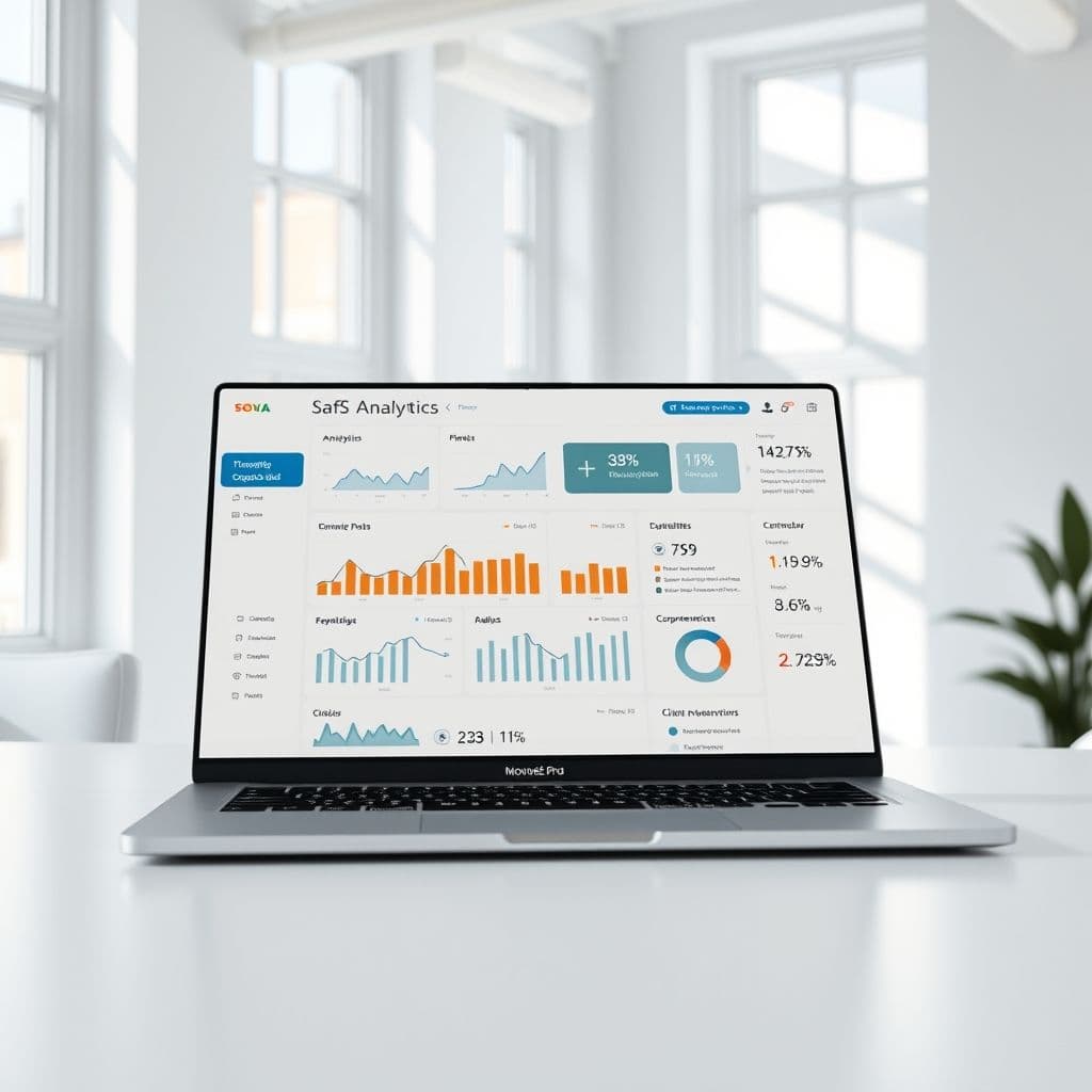 A conceptual SaaS dashboard for freelancer outreach automation.
