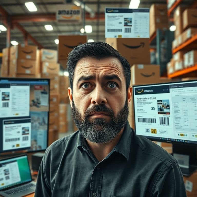 Visual representation of Amazon seller confusion and complexity