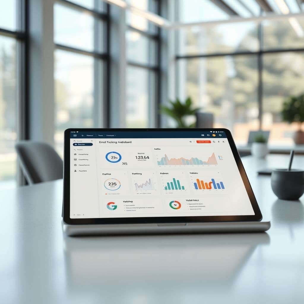 Conceptual interface of the Address Management SaaS platform.