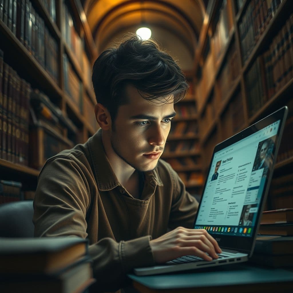 Frustrated student overwhelmed by Notion setup on laptop