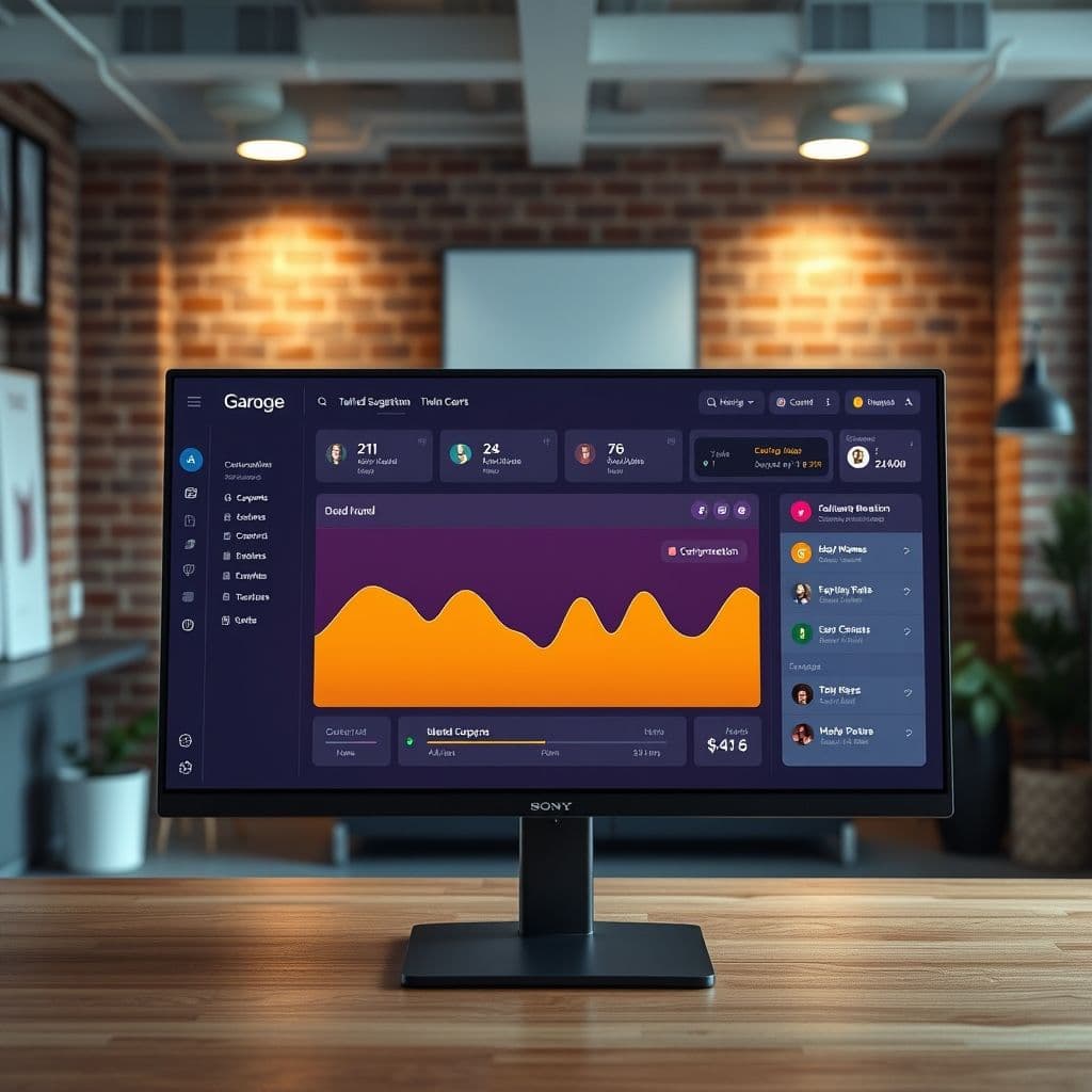 Conceptual interface of the AI-powered personal assistant platform.