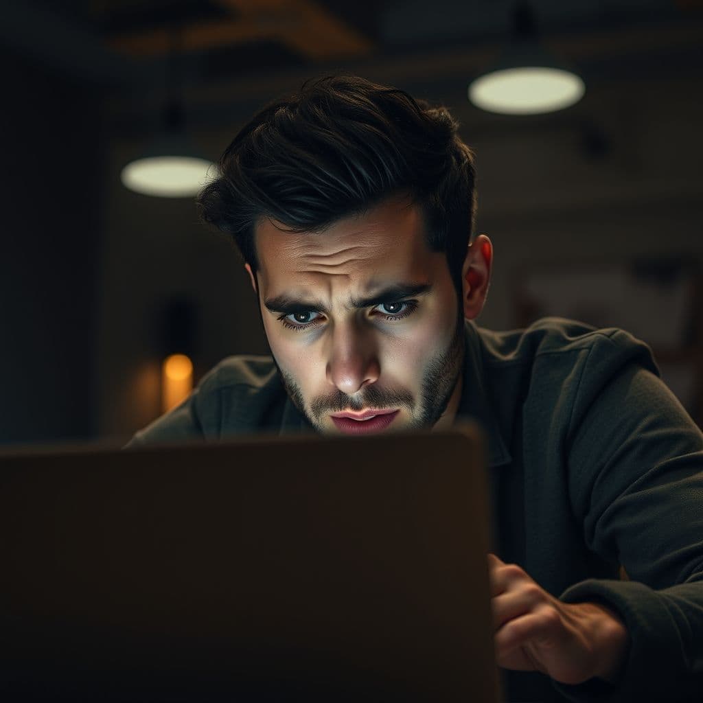 Frustrated freelancer struggling to find jobs on Upwork.