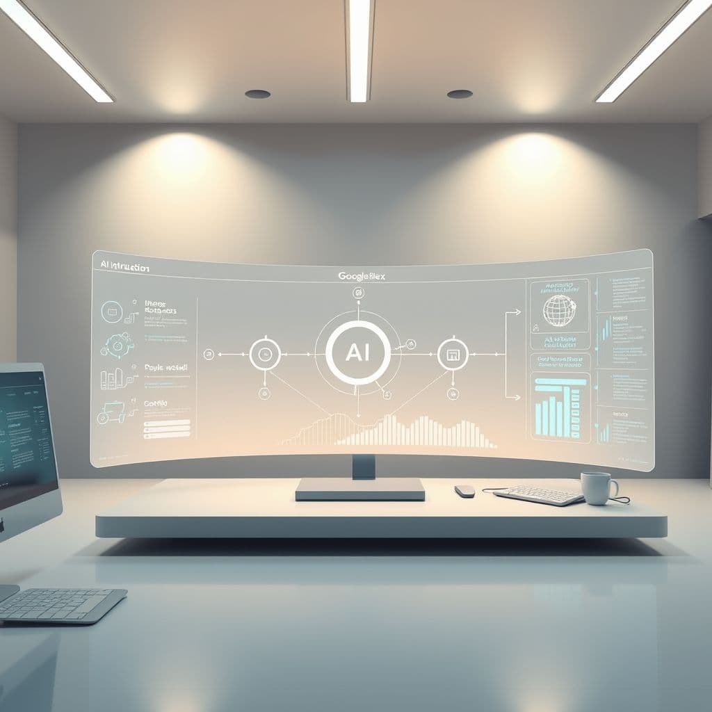 Conceptual interface of a unified AI workflow management system.