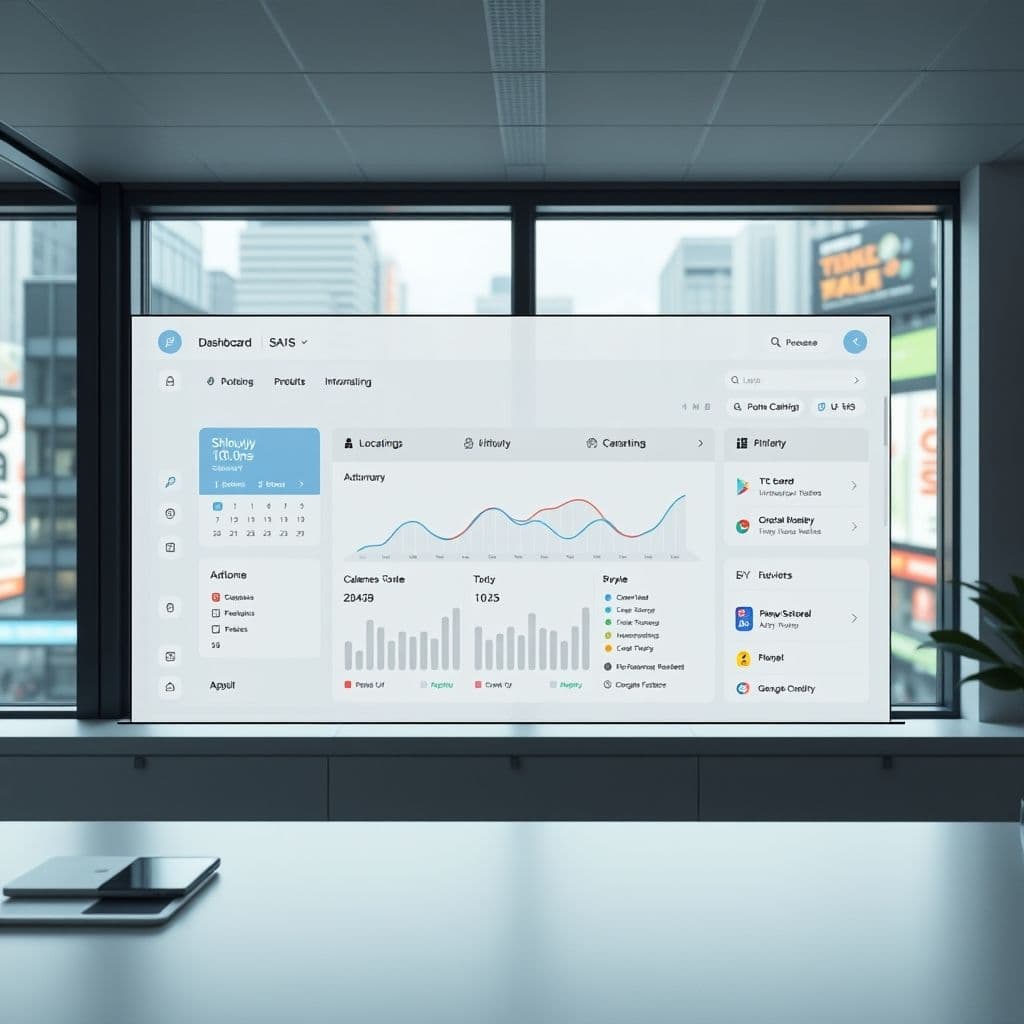 Conceptual dashboard of intelligent mobile automation platform