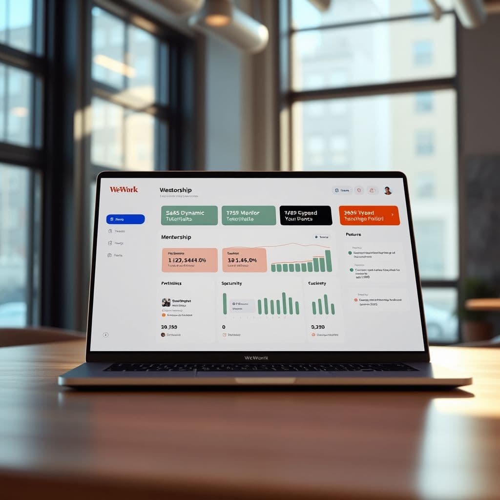 A sleek dashboard of the hypothetical SaaS platform for learning programming environments.