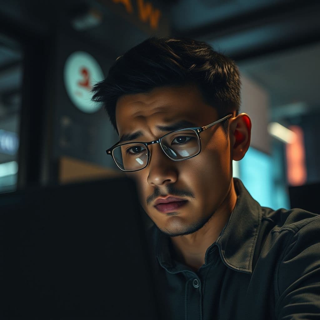 A frustrated small business owner struggling with TikTok business account settings.