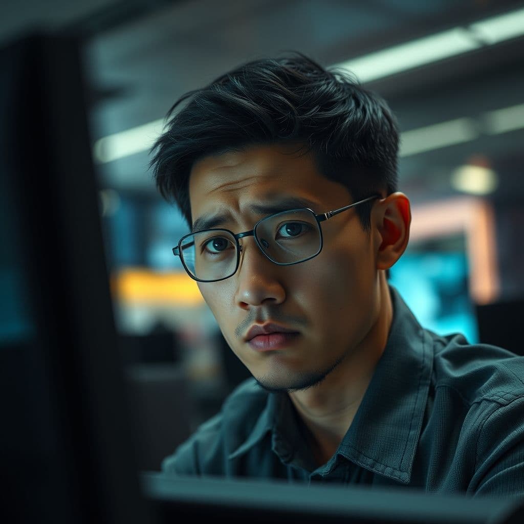 Frustrated user struggling with AI image generator limitations.