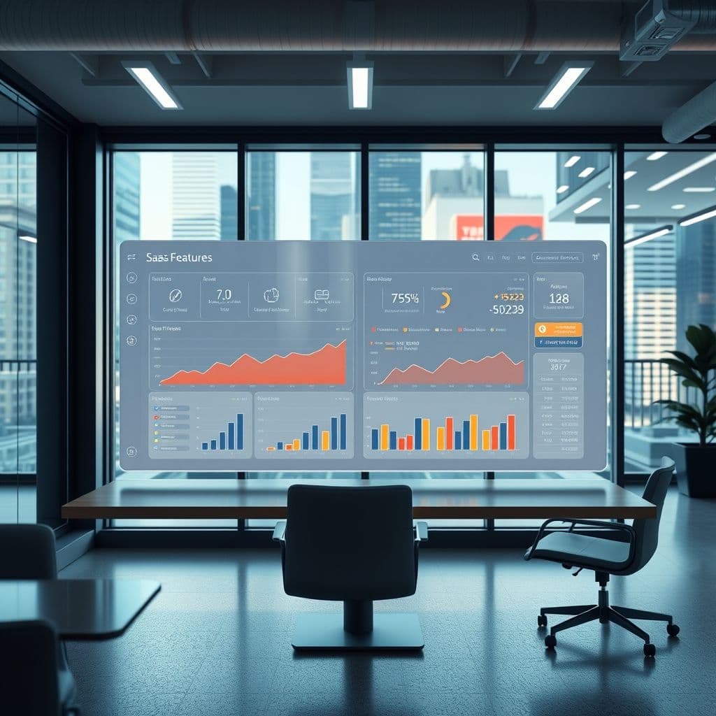 Conceptual dashboard comparing financial app features.