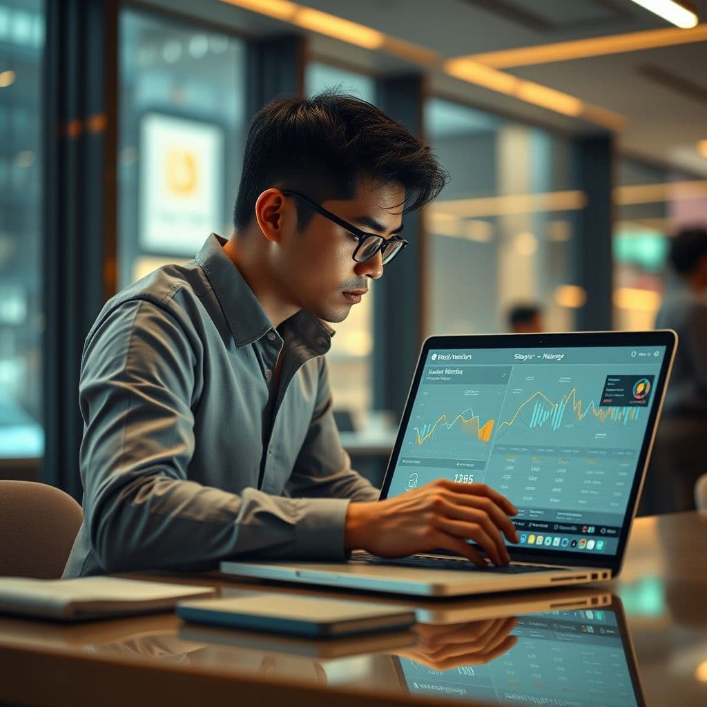 Conceptual image of a modern lead generation dashboard using social media algorithms