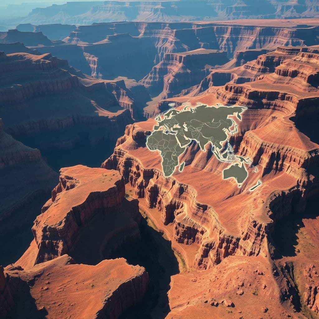 World map showing limited service areas of current platforms.