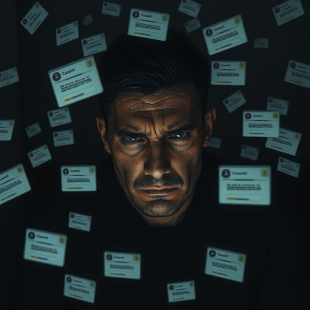 Visual representation of password fatigue and security confusion