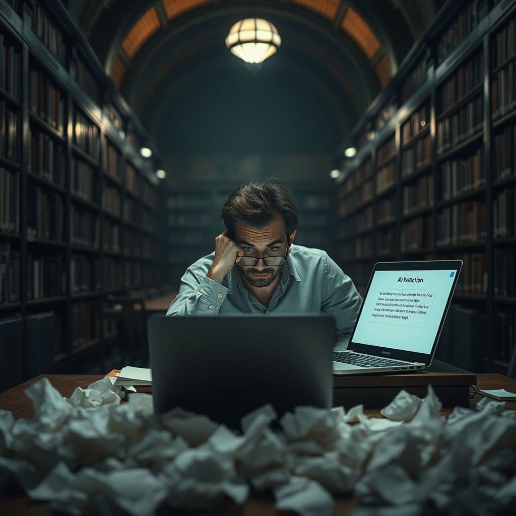 Writer frustrated by AI detection tools.