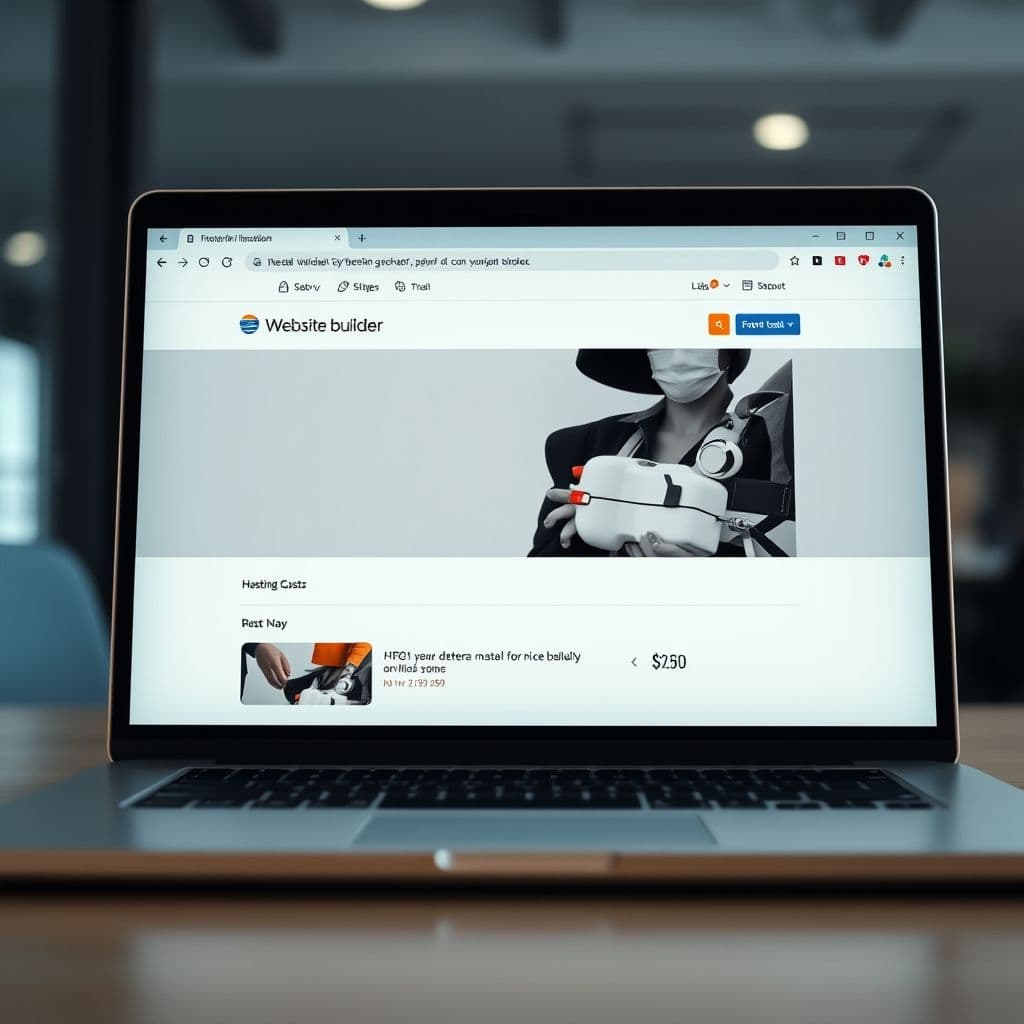 Confusing interface of AI web development tool with hidden costs