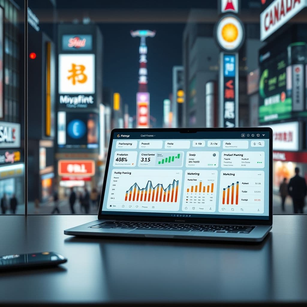 Conceptual interface of the SaaS platform.