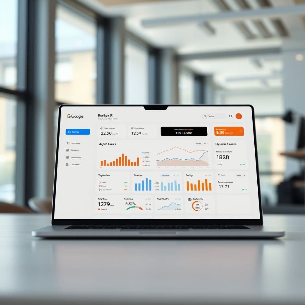 Conceptual interface of a customizable budgeting app.