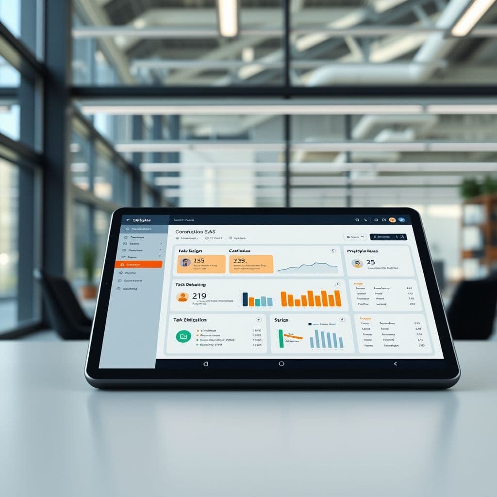 Conceptual interface of a construction task delegation platform.