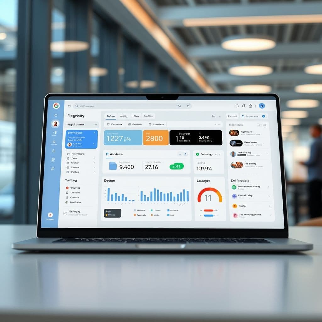 A sleek, unified AI productivity dashboard with multiple functionalities.