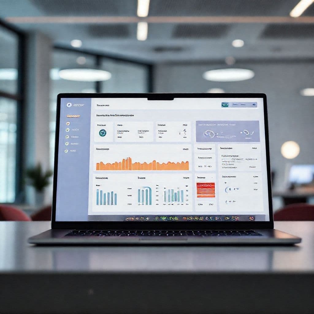 Conceptual dashboard of a gig work aggregator SaaS platform