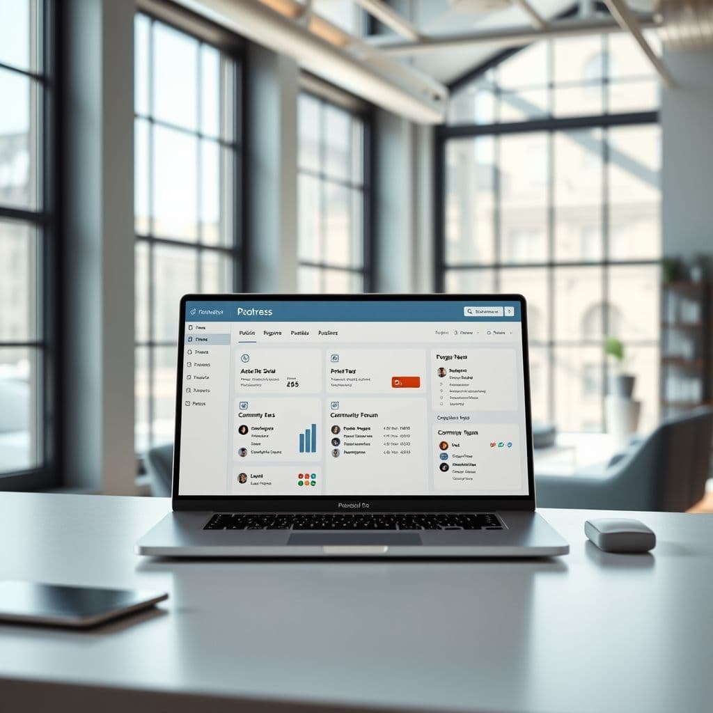 A sleek dashboard of the hypothetical affiliate marketing SaaS platform.