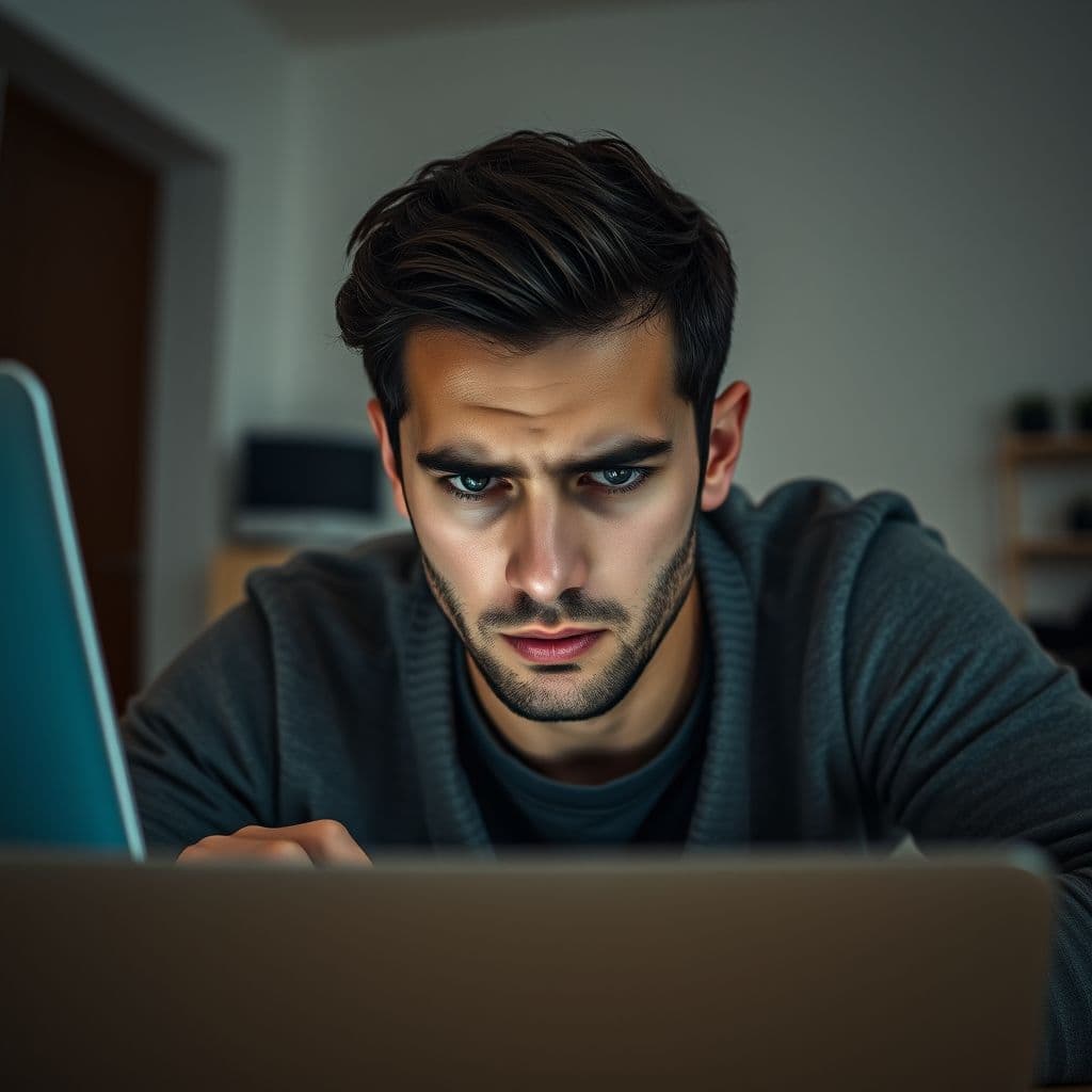 A frustrated user looking at a ChatGPT response filled with excessive praise.