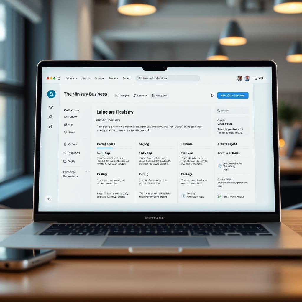 A sleek SaaS dashboard showing step-by-step guidance for starting an online business.